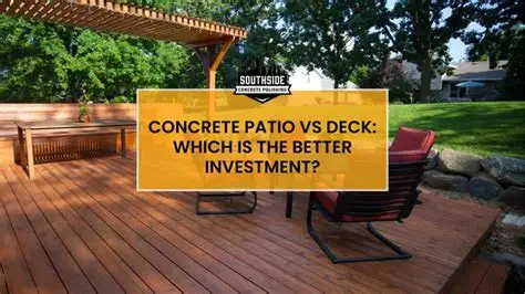 Concrete Patio vs Paver Patio: A Comprehensive Comparison